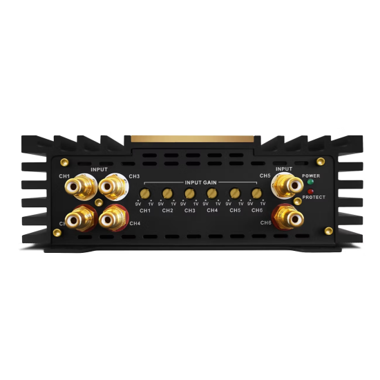 ZAPCO Z-150.6 AP 6-kanałowy wzmacniacz klasy AB klasy audiofilskiej 6-kanałowy wzmacniacz audiofilski klasy A/AB, moc przy 4Ω: 6 x 150 W